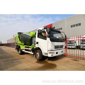 Self loading Concrete Mixer Truck Cement Mixer